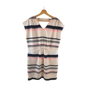 Grace & Mila Paris Fair Isle Coastal Shift Short Dress Size M